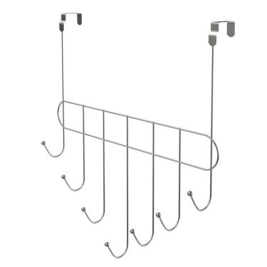 Imagem de Cabide Multiuso De Porta 7 Ganchos - Stolf Cromado