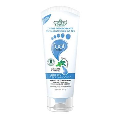 Imagem de Creme Desodorante Esfoliante Para os Pés Flores e Vegetais - 200g - Fl