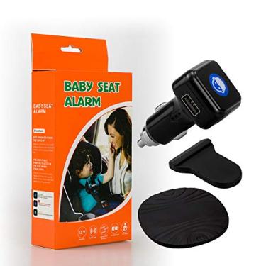 Imagem de EASYGUARD Bas001 Lembrete De Alarme Para Cadeirinha De Bebê, Sistema De Alarme Para Cadeirinha De Bebê, Lembrete De Bebê No Carro Com Luz E Som, Lembra Quando Desligar Ou Soltar O Cinto De Segurança
