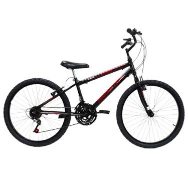 Imagem de Bicicleta Aro 24 Infantil Saidx Premium 18 Velocidades, Freio V-Brake, Masculina e Feminina (Vermelho)