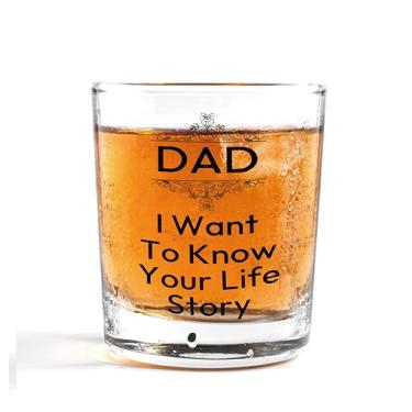 Imagem de Nogrit Copos de uísque Dad 293 ml, melhores presentes para o dia dos pais, aniversário de filhos filhas, papai, copos de pedras antiquados para homens bebendo coquetel vodca escocesa tequila rum