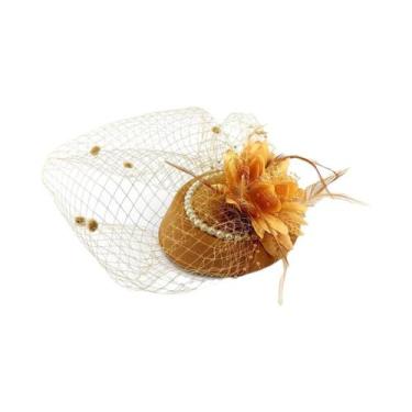 Imagem de Cartola Francesa Retrô Feminina - Cocar Elegante para Eventos Sociais,