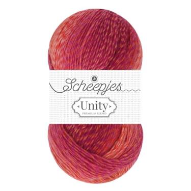 Imagem de Scheepjes Fio Unity 100 g - Cor 963 Haak Maar Raak, Superwash Merino e Mistura de Poliamida para Tricô e Crochê