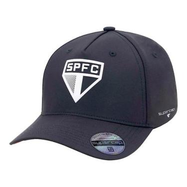 Imagem de Bone Supercap São Paulo Silk Frontal Aba Inf Sublimada Microsatim U, P
