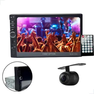 Imagem de Central Multimidia MP5 1 Din + Câmera de Ré Modelo Universal - First O