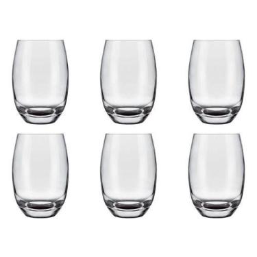 Imagem de Jogo Copos Vidro Suco Agua Aruba 465 Ml Nadir 12 unidades