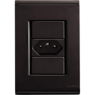 Imagem de Tramontina Conjunto 1 Tomada 2P+T 4x2 20A 250 V Liz Grafite