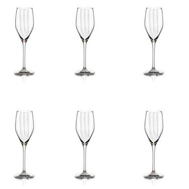 Imagem de Conjunto de 6 Taças De Cristal P/ Espumante 170Ml Proper Effect - Oxfo