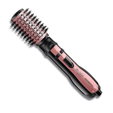 Imagem de Escova Rotativa Er-10 1200w 5 Em 1 Rose/preto 127v Mondial Preto E Rosa 127v