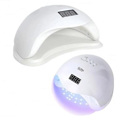 Imagem de Cabine Profissional Manicure Sun 5 Uv Led 48w Bivolt Secagem Unha Gel 