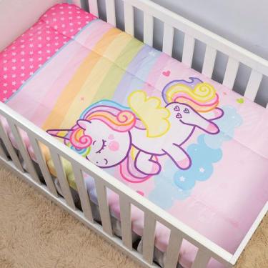 Imagem de Edredom de Berço Avulso Americano Infantil Estampado Cobertor Bebês Me