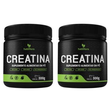 Imagem de Kit 2x Creatina Monohidratada 100% Pura 300g Tuttiflora
