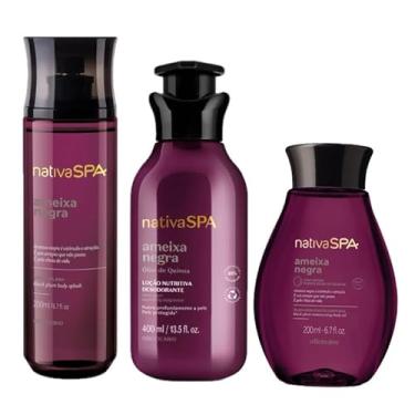 Imagem de Kit Nativa Spa Ameixa Negra: Body Splash 200ml + Loção Hidratante Corporal 400ml + Óleo Corporal 200ml
