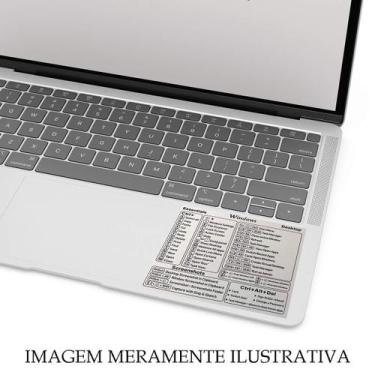 Imagem de Adesivo de Notebook Comandos Windows Mod01 - Lojinha da Luc Adesivos