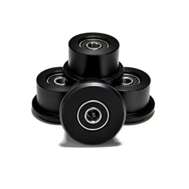 Imagem de EsemFlex Total de rodas/rolos de academia - Qtd. 4 para modelos 1000, 1100, 1400, 1500, 1600, 1700, 1800, 1900, Achiever, Force, Gold, Max, Platinum, Platinum Plus, Pro, Supra, Supreme, Ultima, Ultra,