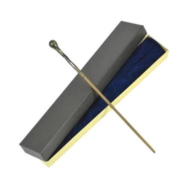 Imagem de varinha mágica com núcleo de metal cosplay para crianças com caixa - o