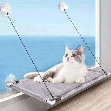 Imagem de Cama de Gato Suspensa de Janela com Ventosas