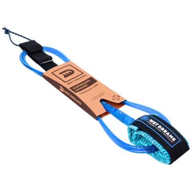 Imagem de Leash de Surf Force Two Funboard 8'0'' x 7mm Wet Dreams Premium Line Azul