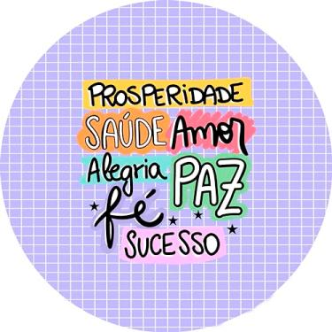 Imagem de Painel Festa Redondo C/Elástico 1,50m Ano Novo (ANV026)