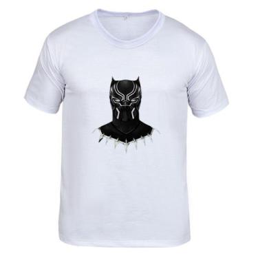 Imagem de Blusa Da Pantera Negra Camiseta Infantil Adulto Novidade Vingadores - 