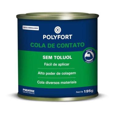 Imagem de Cola de Contato Sem Toluol 195g Para Couro Mdf Sapateiro (TA014) - Pul
