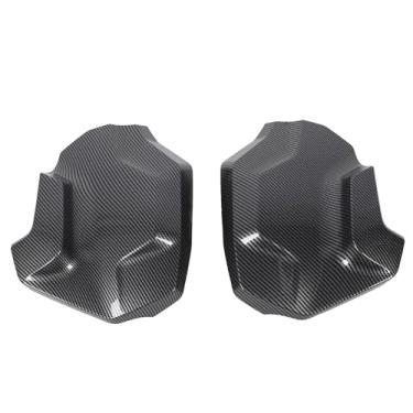 Imagem de Generic Painel de Carenagem Lateral do Radiador Frontal, Motocicleta Radiator Guard ABS para R1250GS Adventure 2018-2023 (Padrão de fibra de carbono)