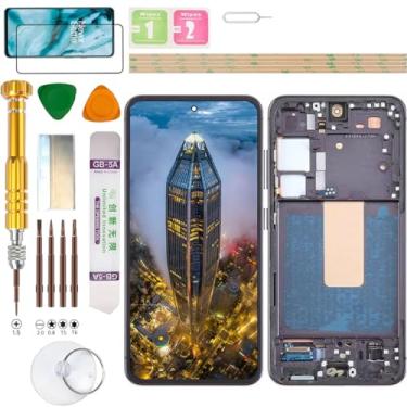 Imagem de (Incell/Sem impressão digital) Montagem LCD para Samsung Galaxy S23 S911 kit de substituição de tela (preto)