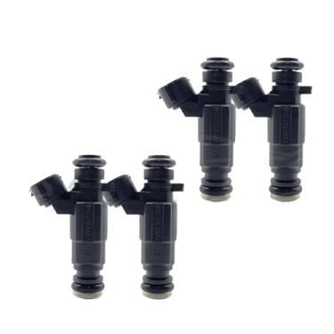 Imagem de Bico injetor de combustível 4PCS, compatível com VW Fox Up Gol Polo 1.0L Injeção de motor de carro 0280157158 04C906031E