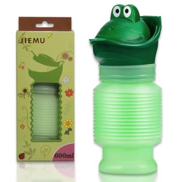 Imagem de Lpluziyyds Mictório de emergência escalável, vaso sanitário portátil de 600 ml para carro, mini acampamento ao ar livre, viagem, encolhível, pessoal, móvel, vaso sanitário, garrafa de xixi para