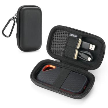 Imagem de Capa rígida para SanDisk Extreme/SanDisk PRO 1TB 2TB 4TB 500GB / Passport Portable SSD, capa protetora para viagem (preto)