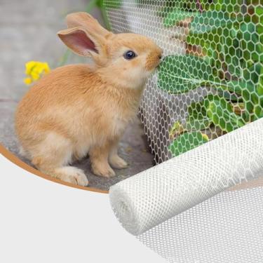 Imagem de Cerca De Plástico De Rede De Jardim Feita De Malha De Proteção De Gramado Hdpe 0,5 M X 10 M Cerca De Malha à Prova De Podridão De Grade De Reforç, White Mesh Hole: 1.8 Cm, 1,5m x 26m