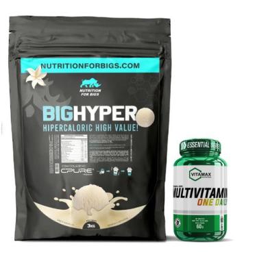 Imagem de Hipercalórico BigHyper Nutrition For Bigs + Multivitamínico 60 Tablete