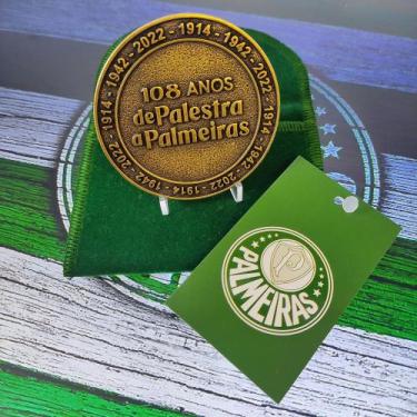 Imagem de Moeda Oficial Palmeiras Comemorativa 108 Anos - SabiArt