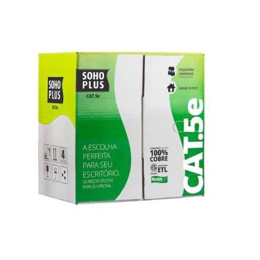 Imagem de Cabo de Rede Cat5e Cmx Soho 305m, Azul, FURUKAWA