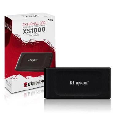 Imagem de SSD 1TB Externo Portátil Kingston XS1000 USB 3.2 Gen 2x2 Leitura 1050 