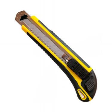 Imagem de Kit 3 Estiletes Profissional De Precisão Cabo Emborrachado 18mm Com Tr