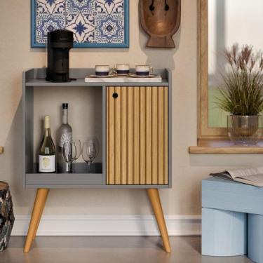 Imagem de Aparador Sala Retrô Pés Palitos Em Madeira Maciça Linus Cantinho do Ca