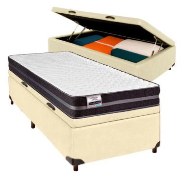 Imagem de Colchão Solteiro Molas Ultralastic + Bau Blindado - Bogota - Inducol