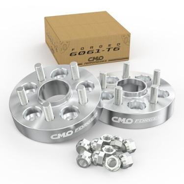 Imagem de Customadeonly 4 peças 32 mm Hub Centric Wheel Rim Adapters Spacers (Alterar padrão de parafuso) 5x120 (Hub) para 5x114,3 5x4,5 (rodas) furo central 64,1 a 60,1 mm passo da rosca 12x1,5