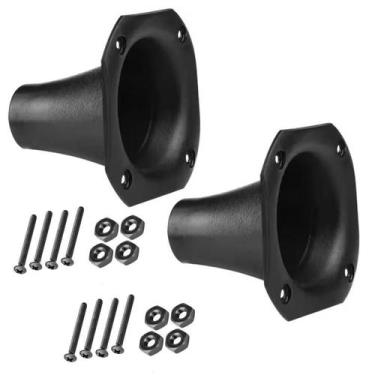 Imagem de Kit 02 Cornetas LC 02 Retangular Driver Som Com Parafusos - PERMAK