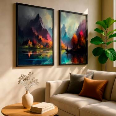 Imagem de Quadro Decorativo Comece a Fazer Com Moldura | Placa Decorativa Frase Motivacional Academia Dieta Fitness