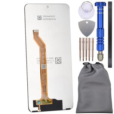 Imagem de Tela digitalizadora sensível ao toque IPS LCD para Honor X9 preta