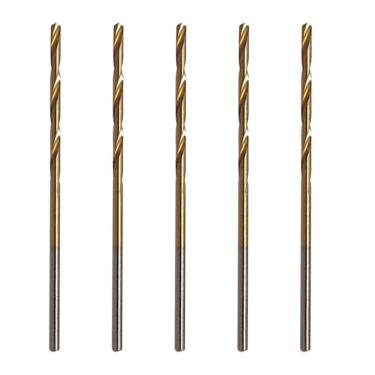 Imagem de Kit 5 Broca 1.5Mm Aço Rápido Hss Titânio Micro Mini Retífica