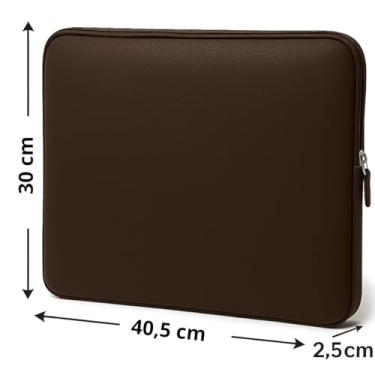 Imagem de Case de Couro Legitimo Para Notbook (Marrom)