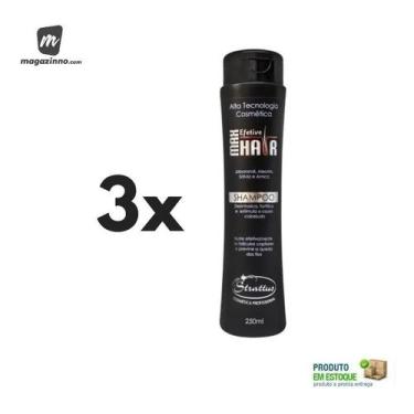Imagem de Kit C/3 Shampoo Max Hair Antiqueda Cabelos 250ml - Strattus