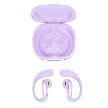 Imagem de Fockety Fones de Ouvido Sem Fio, Fones de Ouvido 5.4 5G Ultra Lightweight, IMAX Quality Sound, Ruído de Enc Ruído Mic, IPX7 à Prova D'água, Com Segurança de Vazamento de Som Físico (Roxo)
