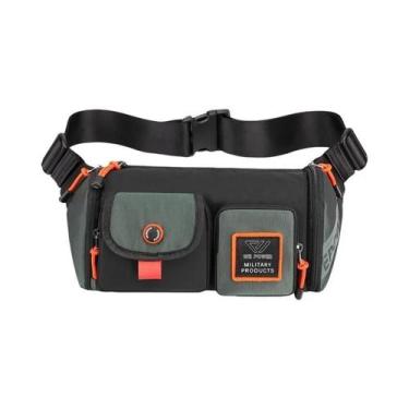 Imagem de Pochete Masculina De Nylon À Prova D'água, Multiuso, Para Viagens, Esc