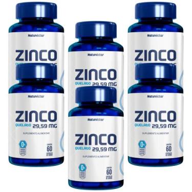 Imagem de Combo 6 Zinco Quelato Imunidade 300 Cápsulas Natunéctar