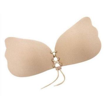 Imagem de Sutiã Adesivo Com Gel Une Seios PUSH UP - Unbra - Tamanho G BEGE - UBR