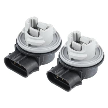 Imagem de INFINAUTO Soquete de luz traseira, conjunto de conector de lâmpada de estacionamento Nº F1TZ-13411-F/F1TZ13411F para Ford para Mustang Focus F-150 Preto, 2 peças